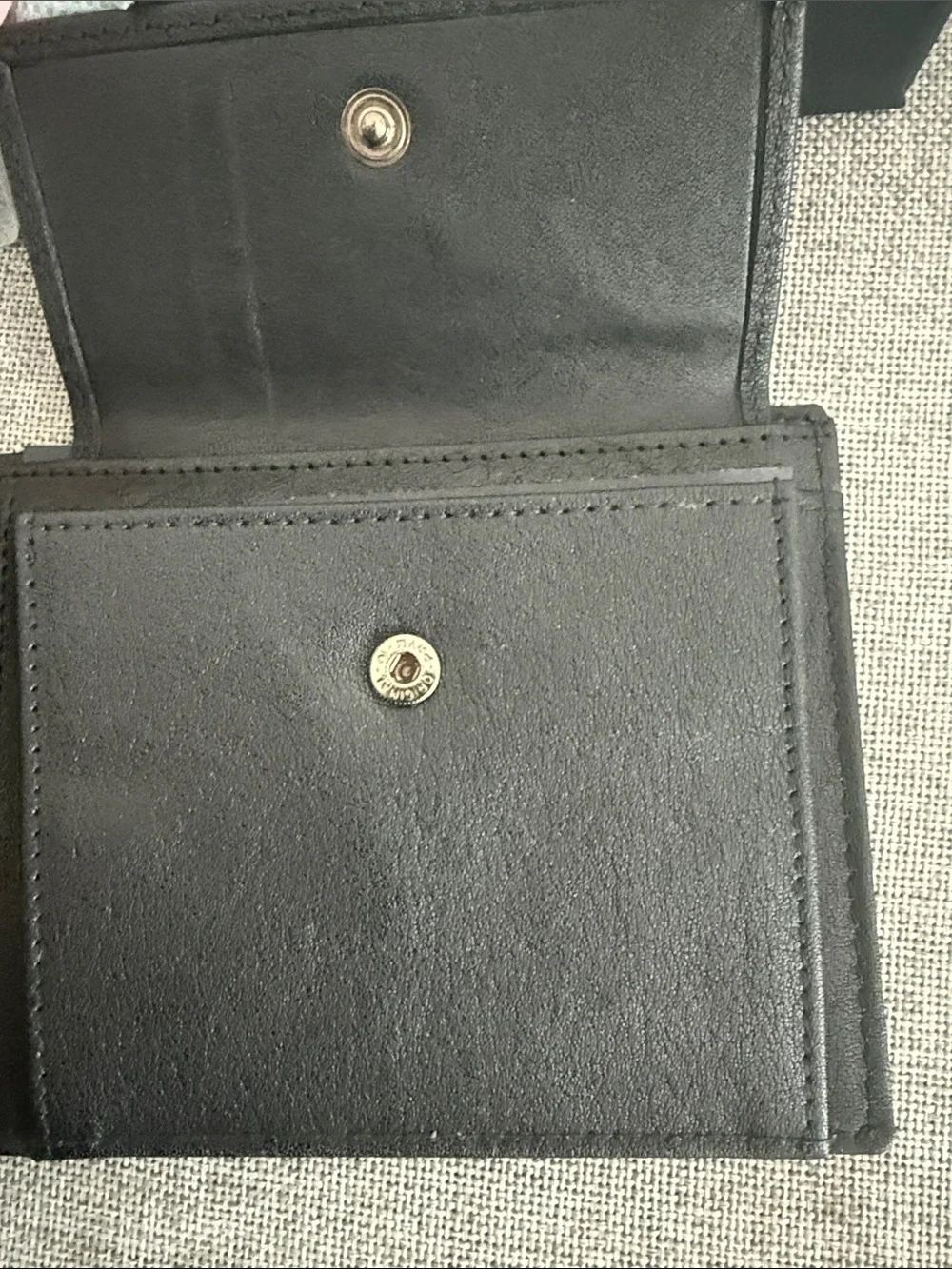 Piquadro blade collection Two-Tone Leather Bifold Wallet